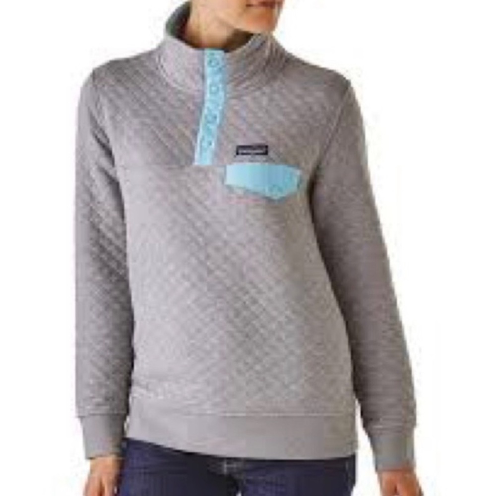 Patagonia • Quilted Cotton‎ Snap T Pullover Size S